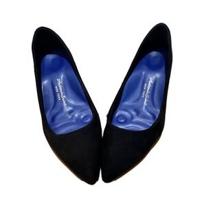 Antonia Saint NY Vicki Heels 60MM Black Ultra Suede, Size‎ 10